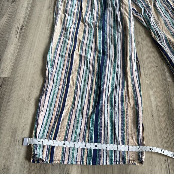 Band Of Gypsies Wide Leg Sweetheart Strapless Jumpsuit With Pockets Size Small - Picture 10 of 13